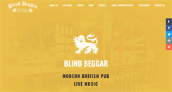 Desktop Screenshot of blindbeggarpub.com